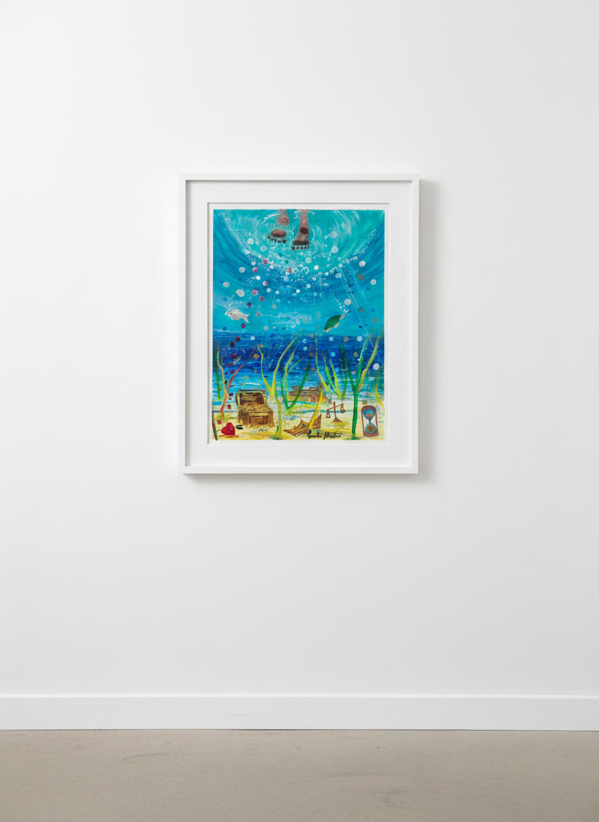 WALKING ON THE WATER - Painting